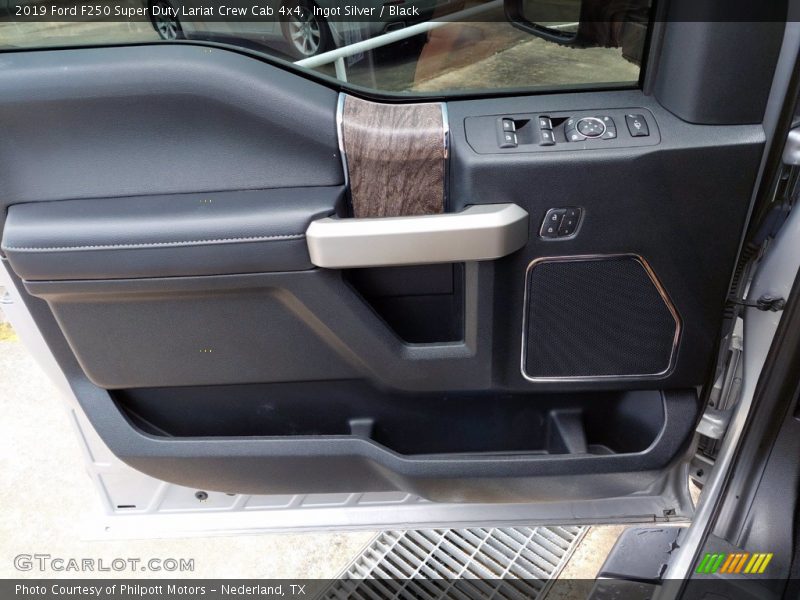 Ingot Silver / Black 2019 Ford F250 Super Duty Lariat Crew Cab 4x4