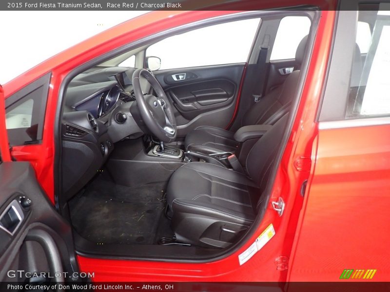 Front Seat of 2015 Fiesta Titanium Sedan