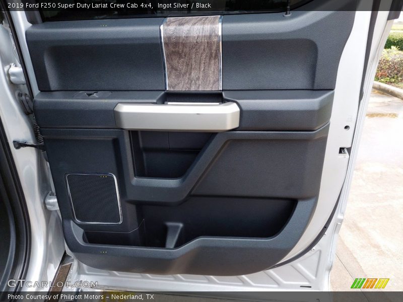 Ingot Silver / Black 2019 Ford F250 Super Duty Lariat Crew Cab 4x4