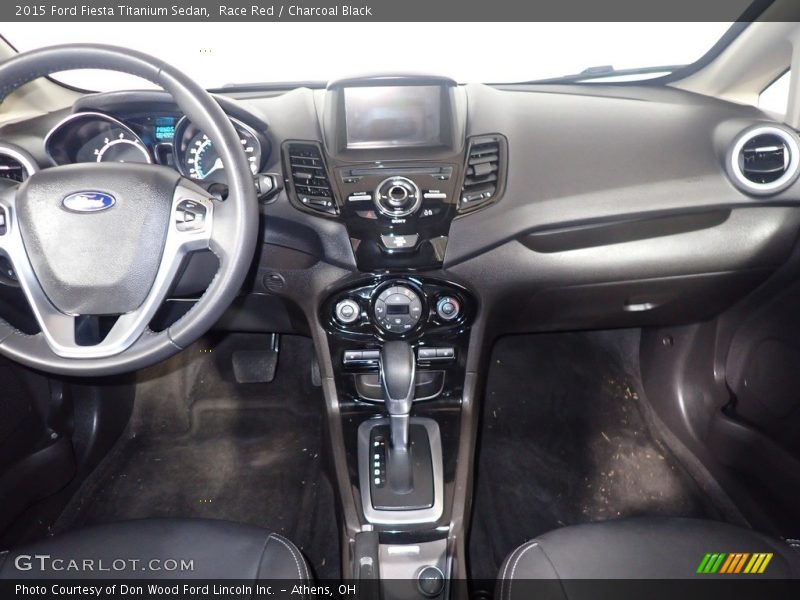 Dashboard of 2015 Fiesta Titanium Sedan