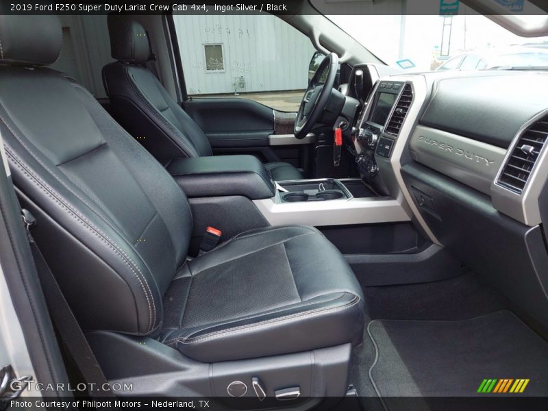 Ingot Silver / Black 2019 Ford F250 Super Duty Lariat Crew Cab 4x4