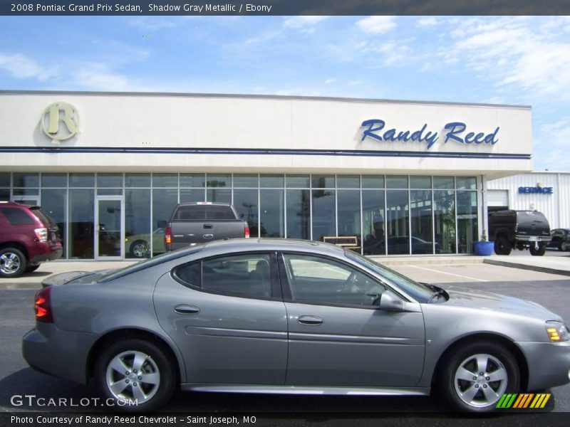 Shadow Gray Metallic / Ebony 2008 Pontiac Grand Prix Sedan