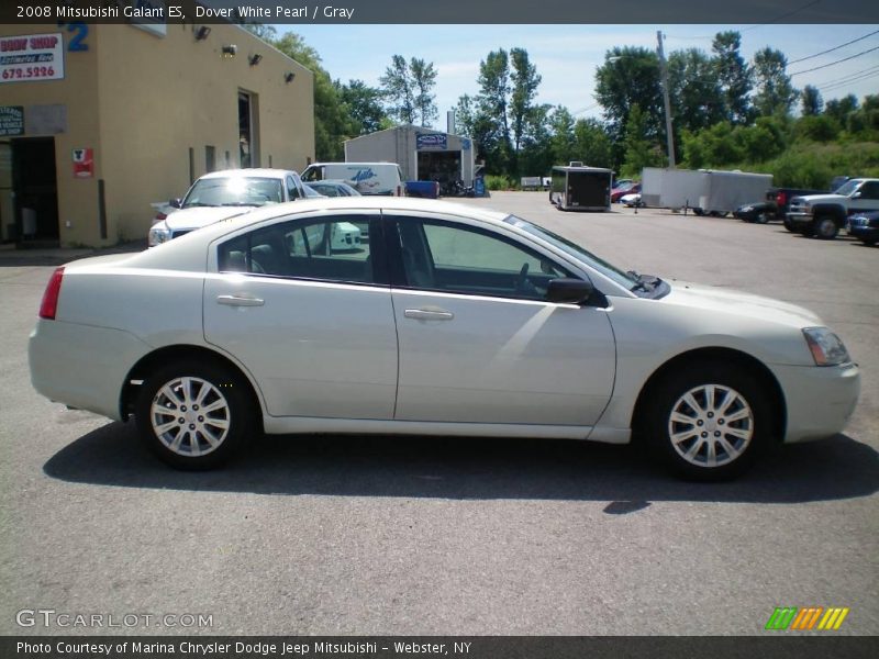 Dover White Pearl / Gray 2008 Mitsubishi Galant ES