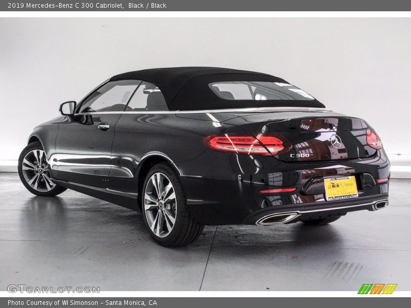 Black / Black 2019 Mercedes-Benz C 300 Cabriolet