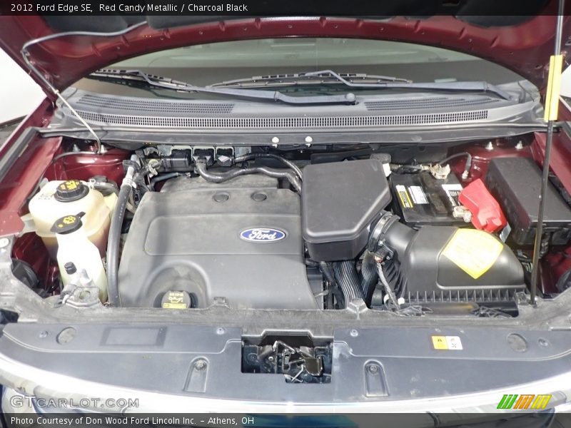 Red Candy Metallic / Charcoal Black 2012 Ford Edge SE