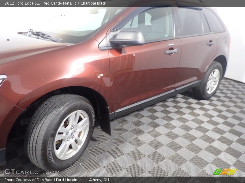 Red Candy Metallic / Charcoal Black 2012 Ford Edge SE