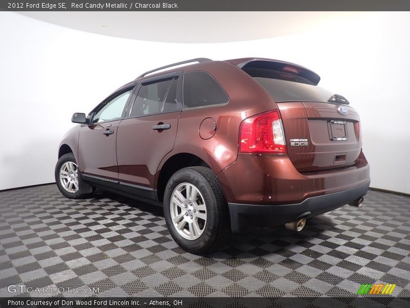 Red Candy Metallic / Charcoal Black 2012 Ford Edge SE