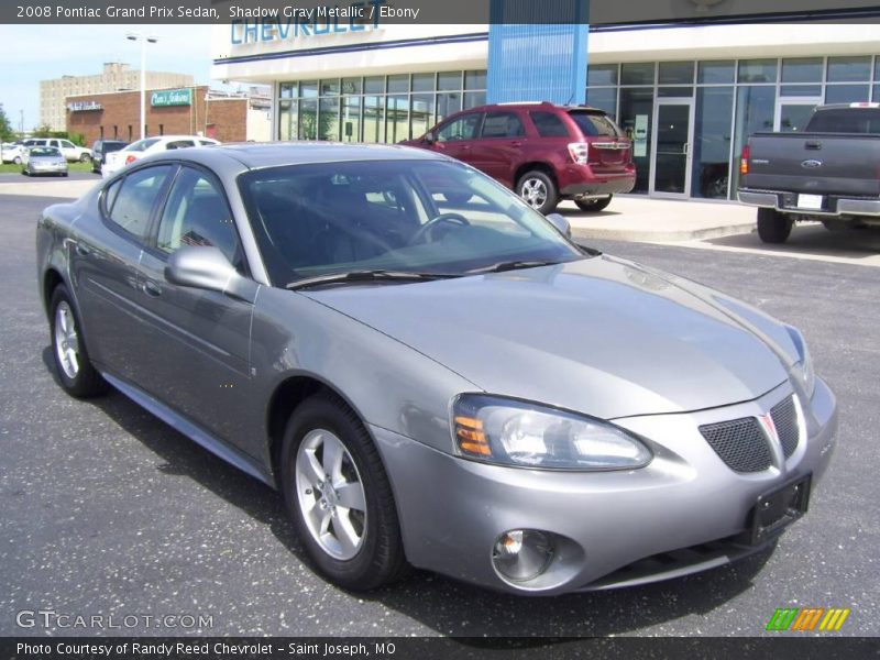 Shadow Gray Metallic / Ebony 2008 Pontiac Grand Prix Sedan