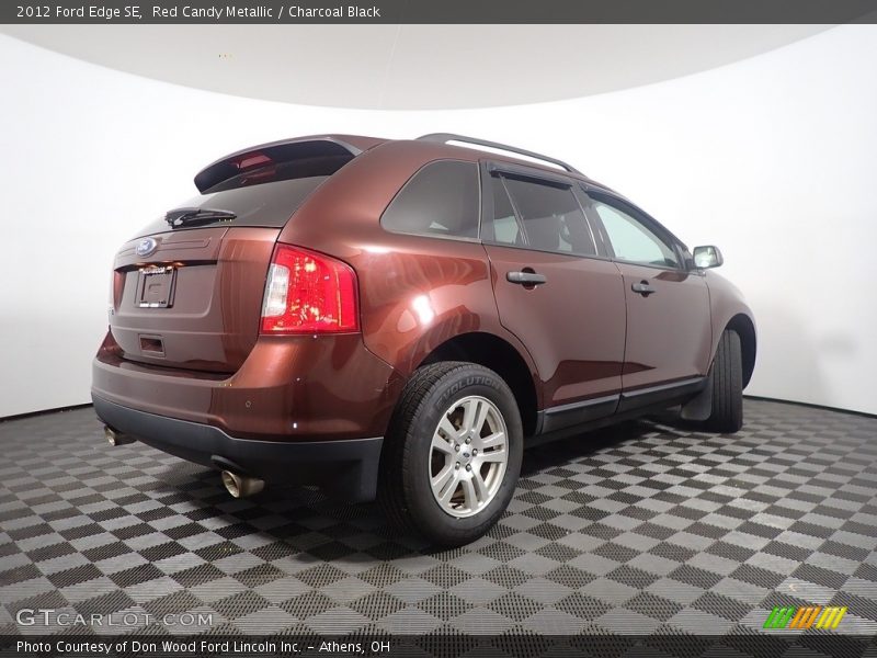 Red Candy Metallic / Charcoal Black 2012 Ford Edge SE