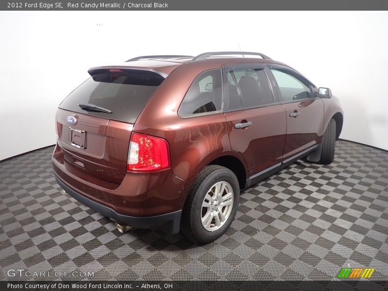 Red Candy Metallic / Charcoal Black 2012 Ford Edge SE