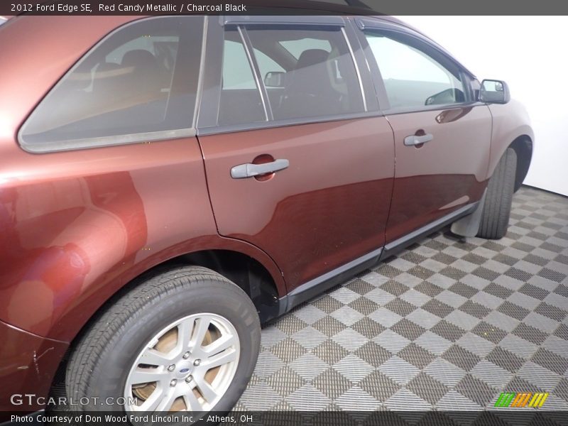 Red Candy Metallic / Charcoal Black 2012 Ford Edge SE