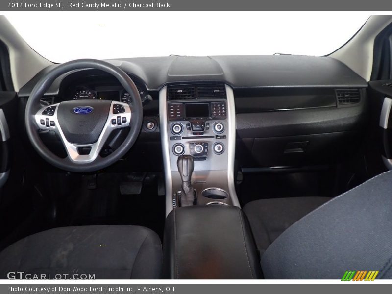Red Candy Metallic / Charcoal Black 2012 Ford Edge SE