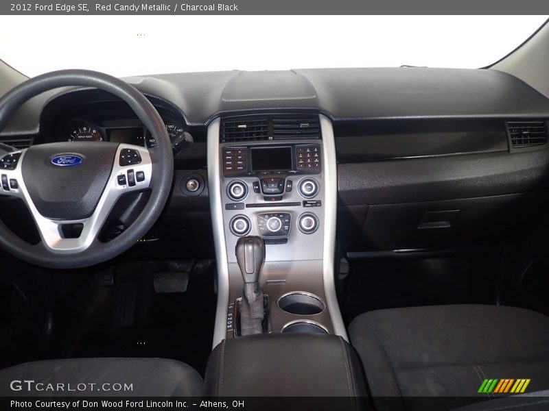 Red Candy Metallic / Charcoal Black 2012 Ford Edge SE