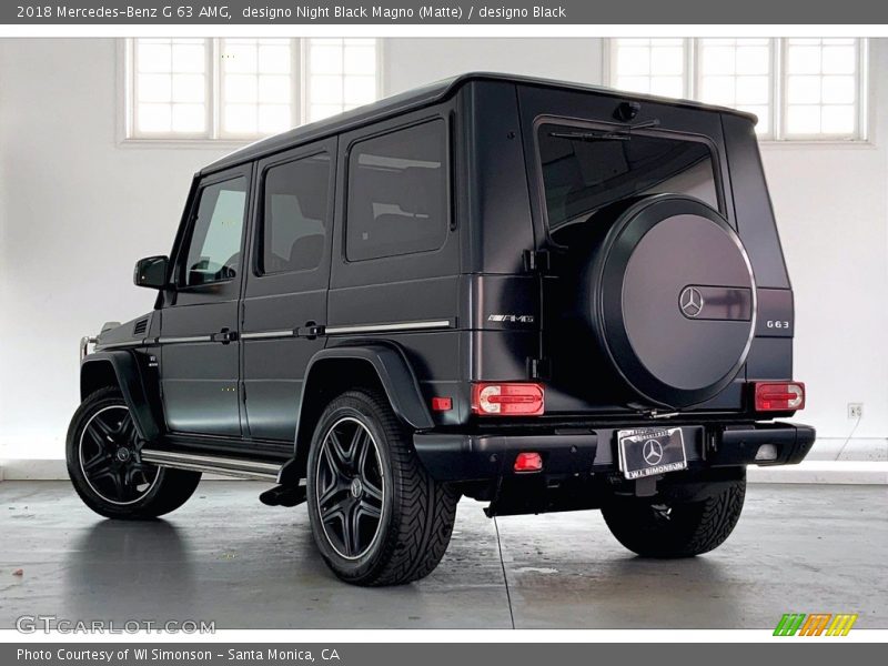 designo Night Black Magno (Matte) / designo Black 2018 Mercedes-Benz G 63 AMG