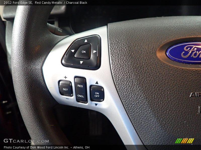 Red Candy Metallic / Charcoal Black 2012 Ford Edge SE