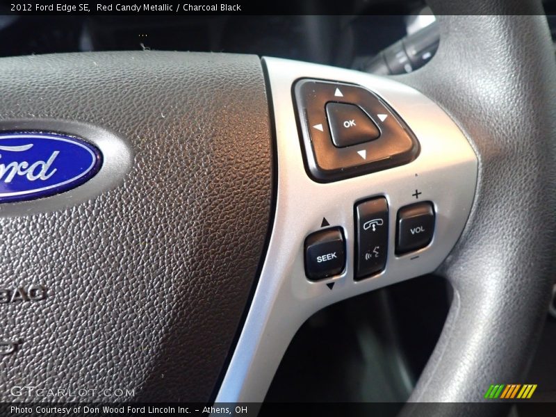 Red Candy Metallic / Charcoal Black 2012 Ford Edge SE