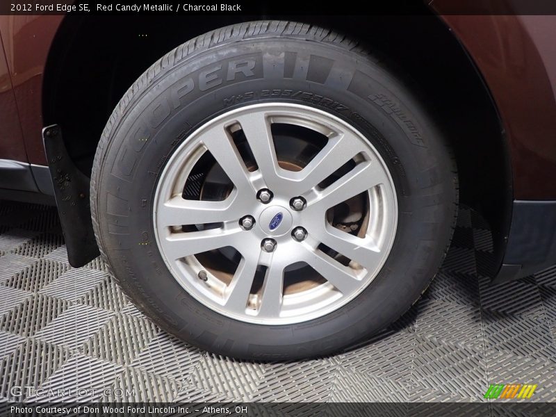 Red Candy Metallic / Charcoal Black 2012 Ford Edge SE
