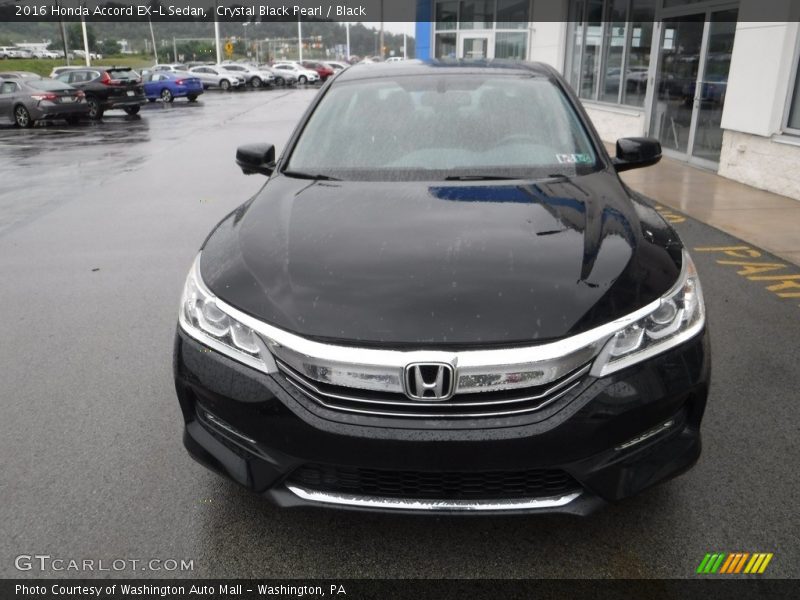 Crystal Black Pearl / Black 2016 Honda Accord EX-L Sedan