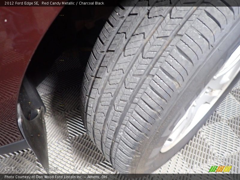 Red Candy Metallic / Charcoal Black 2012 Ford Edge SE