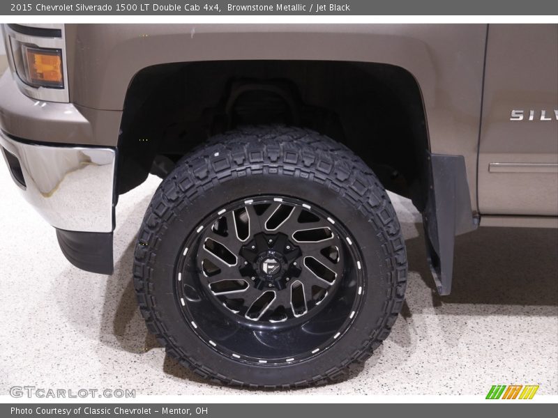Brownstone Metallic / Jet Black 2015 Chevrolet Silverado 1500 LT Double Cab 4x4