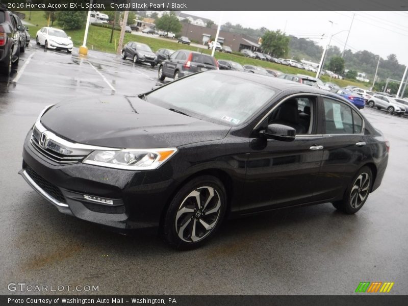 Crystal Black Pearl / Black 2016 Honda Accord EX-L Sedan