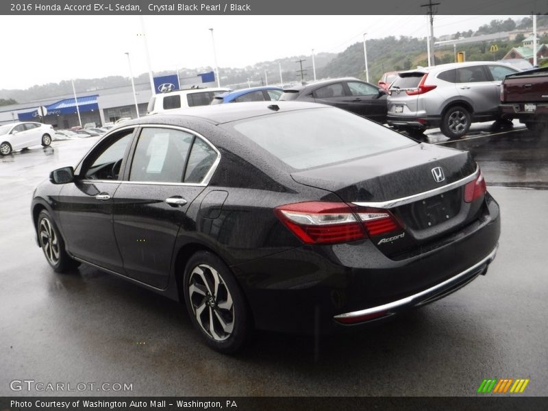 Crystal Black Pearl / Black 2016 Honda Accord EX-L Sedan