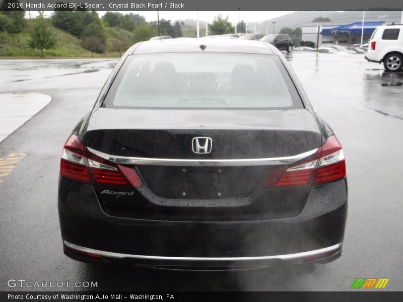 Crystal Black Pearl / Black 2016 Honda Accord EX-L Sedan