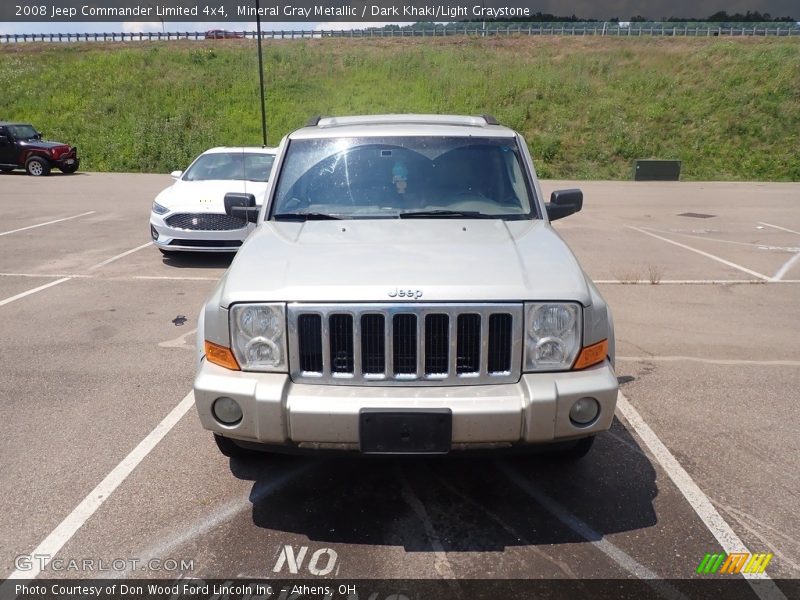Mineral Gray Metallic / Dark Khaki/Light Graystone 2008 Jeep Commander Limited 4x4