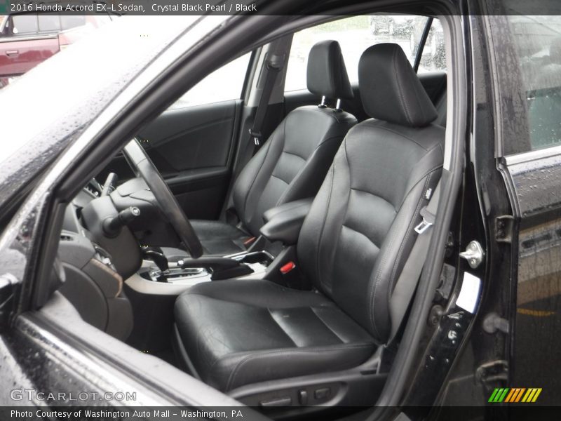 Crystal Black Pearl / Black 2016 Honda Accord EX-L Sedan
