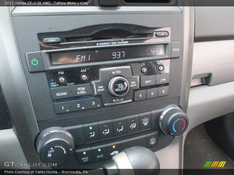 Taffeta White / Gray 2011 Honda CR-V SE 4WD