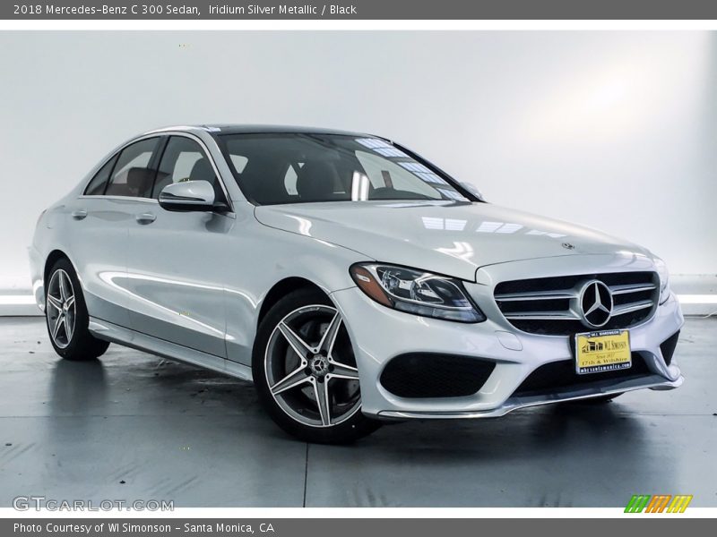 Iridium Silver Metallic / Black 2018 Mercedes-Benz C 300 Sedan