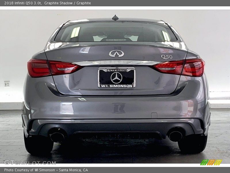 Graphite Shadow / Graphite 2018 Infiniti Q50 3.0t
