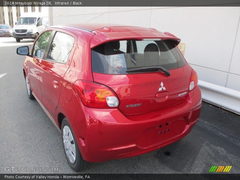 Infrared / Black 2014 Mitsubishi Mirage DE
