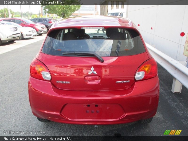 Infrared / Black 2014 Mitsubishi Mirage DE
