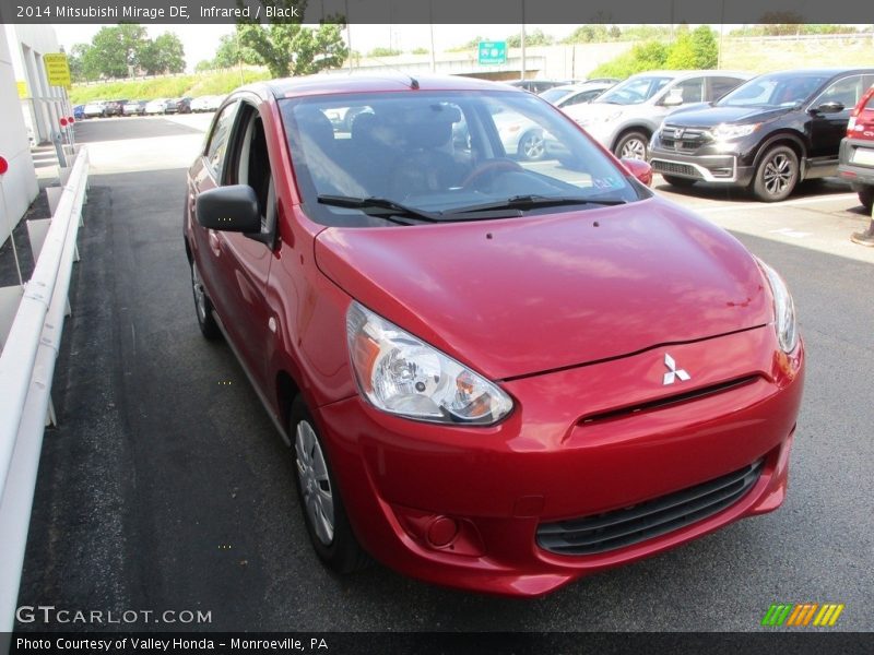 Infrared / Black 2014 Mitsubishi Mirage DE