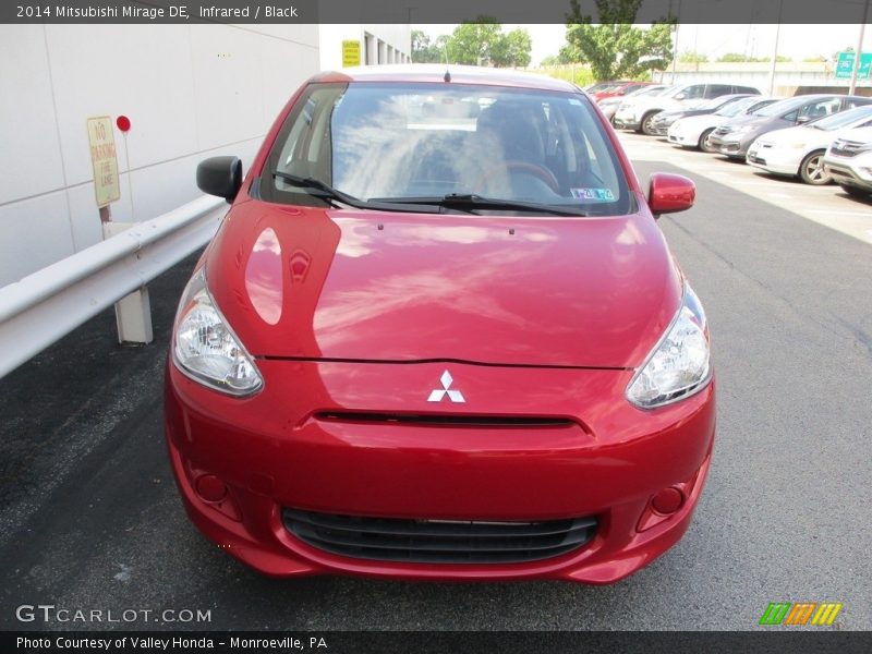 Infrared / Black 2014 Mitsubishi Mirage DE