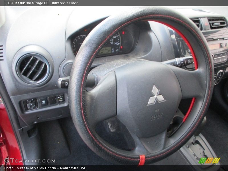 Infrared / Black 2014 Mitsubishi Mirage DE