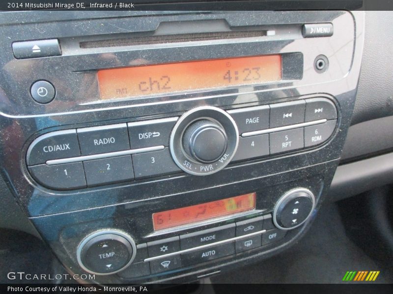 Infrared / Black 2014 Mitsubishi Mirage DE