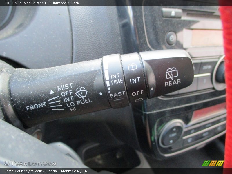 Infrared / Black 2014 Mitsubishi Mirage DE