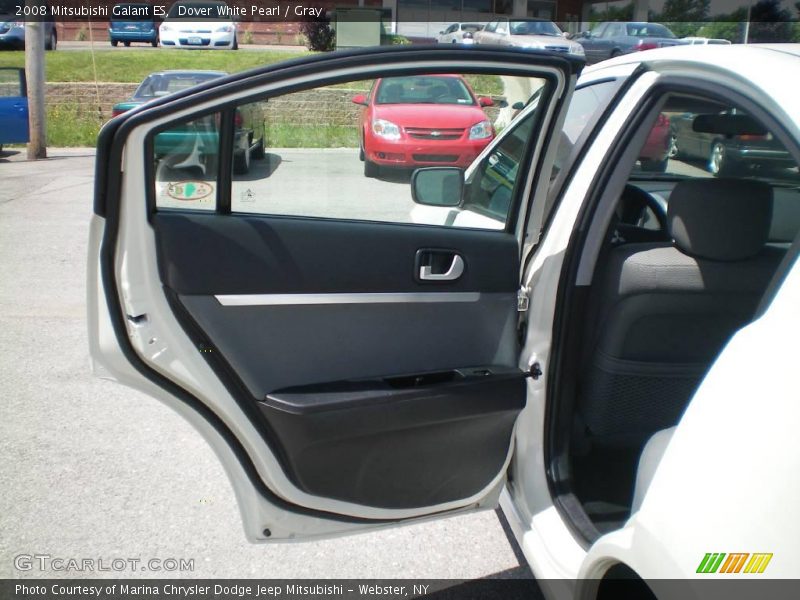 Dover White Pearl / Gray 2008 Mitsubishi Galant ES