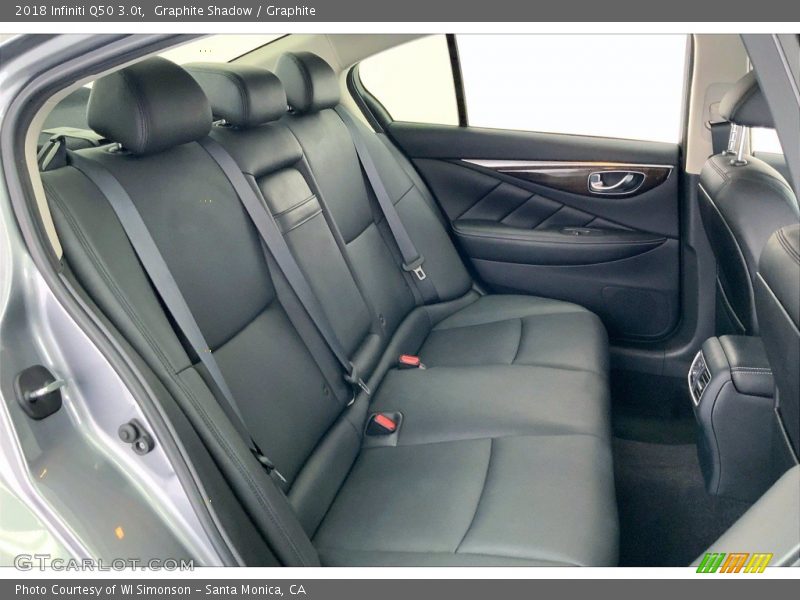 Rear Seat of 2018 Q50 3.0t