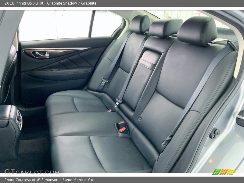 Rear Seat of 2018 Q50 3.0t