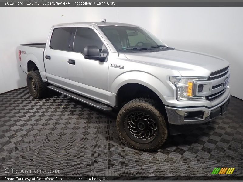 Ingot Silver / Earth Gray 2019 Ford F150 XLT SuperCrew 4x4