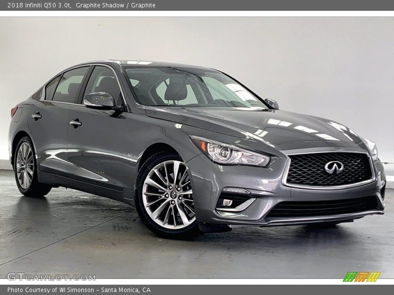 Front 3/4 View of 2018 Q50 3.0t