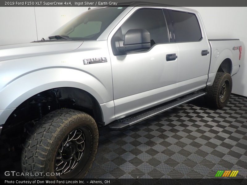 Ingot Silver / Earth Gray 2019 Ford F150 XLT SuperCrew 4x4