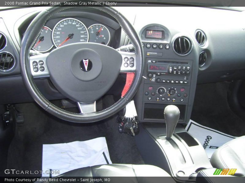 Shadow Gray Metallic / Ebony 2008 Pontiac Grand Prix Sedan