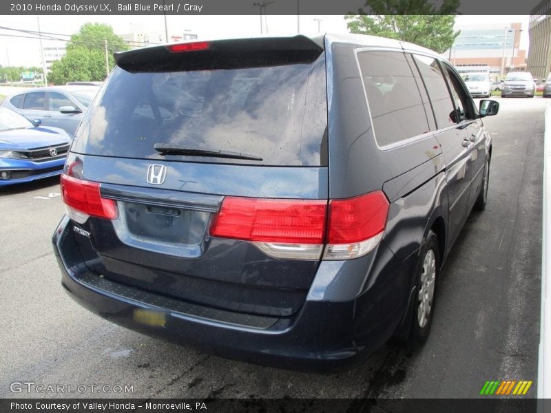 Bali Blue Pearl / Gray 2010 Honda Odyssey LX