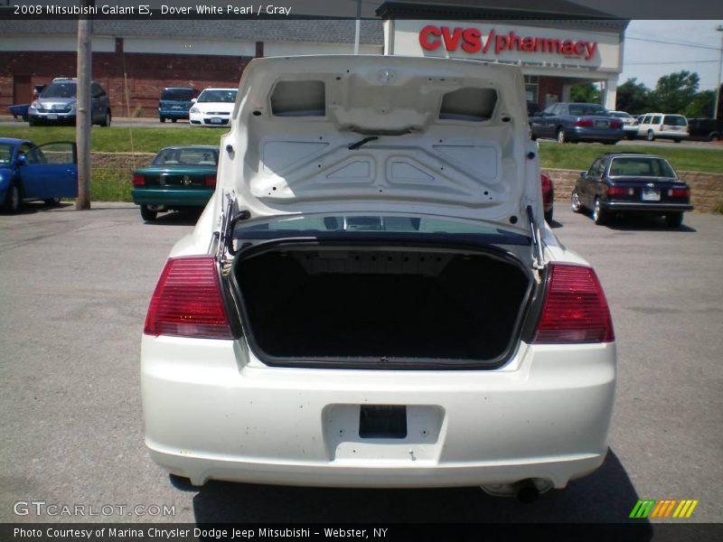 Dover White Pearl / Gray 2008 Mitsubishi Galant ES