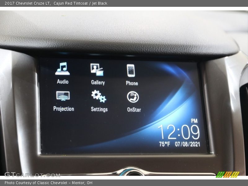 Cajun Red Tintcoat / Jet Black 2017 Chevrolet Cruze LT