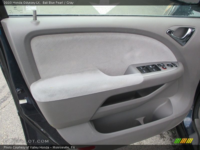 Bali Blue Pearl / Gray 2010 Honda Odyssey LX